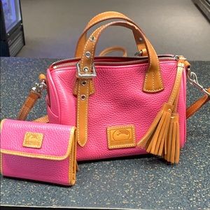 Dooney & Bourke Hot Pink Purse and wallet
